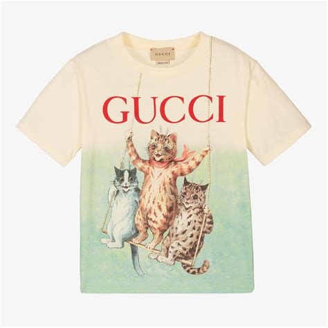 gucci t shirt with dog|cat wearing Gucci.